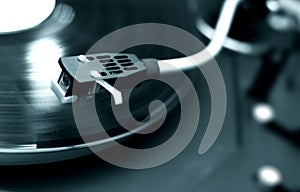 Turntable in Blue Tone-2