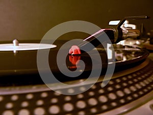 Turntable needle on record 2