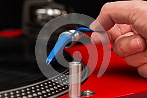 Turntable vinyl disc player