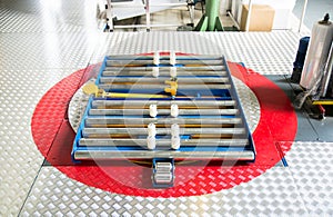 Turntable for wrapping pallets
