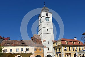 Turnul Sfatului of Sibiu, Transylvania,