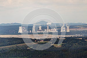 Turow TurÃ³w power plant with coal mine