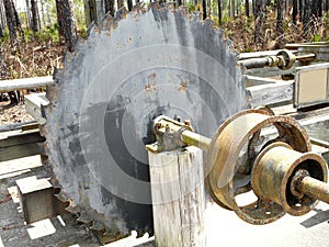 Turpentine Still Outdoor Museum Sawmill Blade