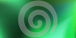 Turqoise blur foil.Dark royal green pattern with noise surface.Green gradient abstract background.Jade luxury texture photo