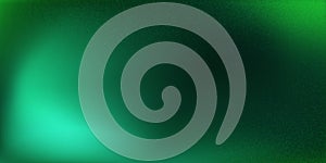 Turqoise blur foil.Dark royal green pattern with noise surface.Green gradient abstract background.Jade luxury texture photo