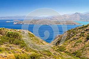 Mirabello bay with Spinalonga island