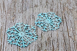 Turquois christmas star