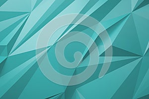 Turquoise abstract background low poly