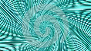 Turquoise abstract hypnotic swirl stripe background