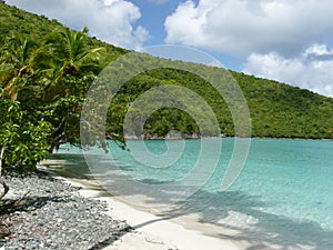 Turquoise beach caribbean