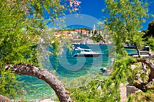 Turquoise beach of Ugljan island