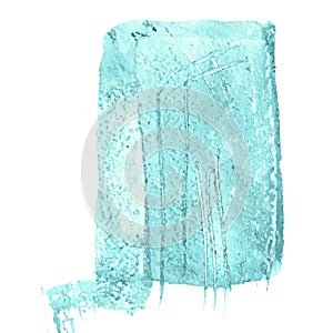 Turquoise blue background. Grunge surface pattern design. Washes texture.