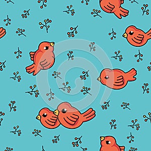 Turquoise bright background. Vector illustration for seasonal textile prints, fabric, banners, backdrops and wallpapers