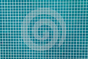 Turquoise Checked Tile Pattern Texture