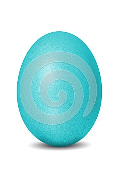Turquoise easter egg