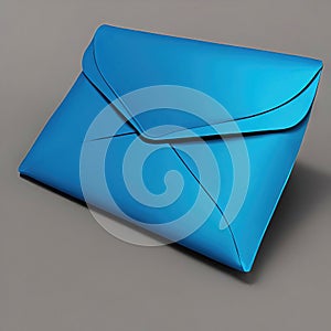 Turquoise envelope