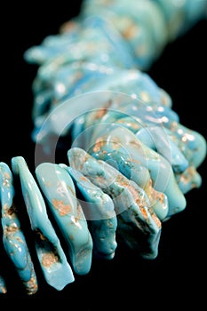 Turquoise Gem Stones - vertical