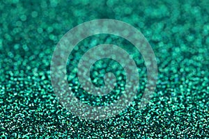 Turquoise Green Blue Sparkle Glitter background. Holiday, Christmas, Valentines, Beauty and Nails abstract texture