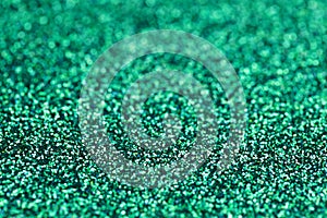 Turquoise Green Blue Sparkle Glitter background. Holiday, Christmas, Valentines, Beauty and Nails abstract texture