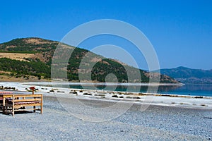 Turquoise lake Salda Burdur Turkey