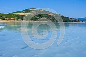 Turquoise lake Salda Burdur Turkey