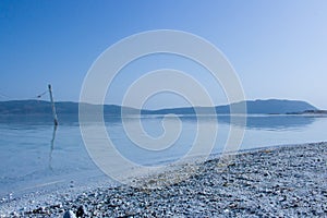 Turquoise lake Salda Burdur Turkey