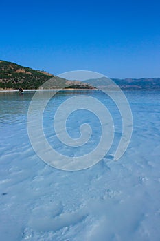 Turquoise lake Salda Burdur Turkey