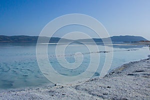 Turquoise lake Salda Burdur Turkey