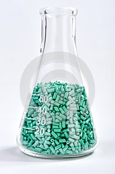 Turquoise masterbatch granule