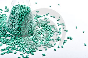 Turquoise masterbatch granule