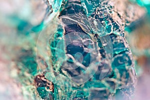 Turquoise natural texture from natural material. Crystals. Macro. Abstract background