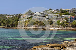 Turquoise Ocean Seascape, Shelly Beach, Sydney, NSW, Australia