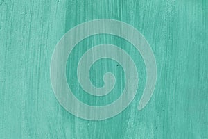 Turquoise Painted Wall Texture. Brush Strokes