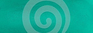 Turquoise painted wall texture
