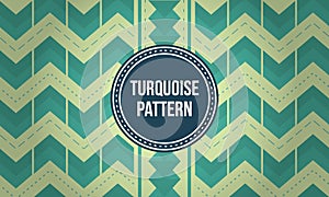 Turquoise Pattern Wallpaper