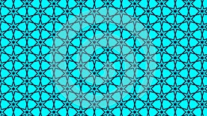 Turquoise Seamless Star Pattern Background Illustrator