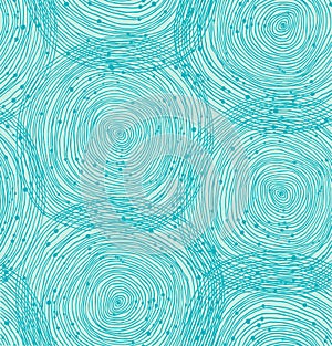 Turquoise spiral pattern