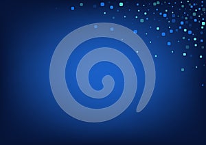 Turquoise Square Decoration Blue Vector