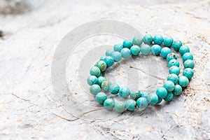 The Turquoise stone bracelet photo