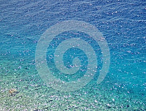 Turquoise translucent croatian sea wallpaper