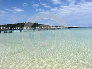 Turquoise water Koh Rong Samloem Cambodia