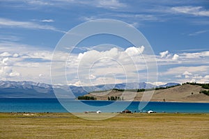 Turquoise Waters of Khovsgol Lake photo