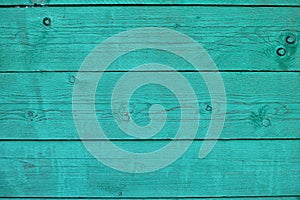 Turquoise wood background