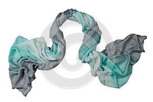 Turquose scarf photo