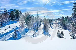 Turrach - Beautiful panorama of snowy mountains