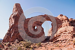 Turret Arch at Arches National Park