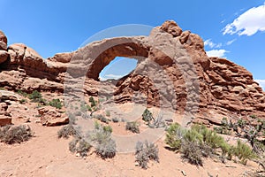 Turret Arch in Arches National Park. Utah