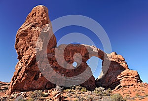 Turret Arch, Arches National Park, Utah, USA