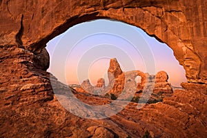 Turret Arch Through North Window