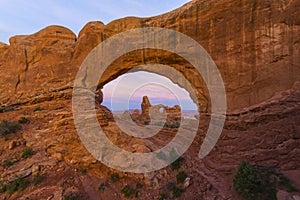 Turret Arch through North Window